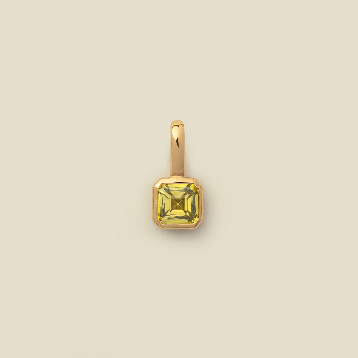 August Birthstone Charm Gold Vermeil Add Ons