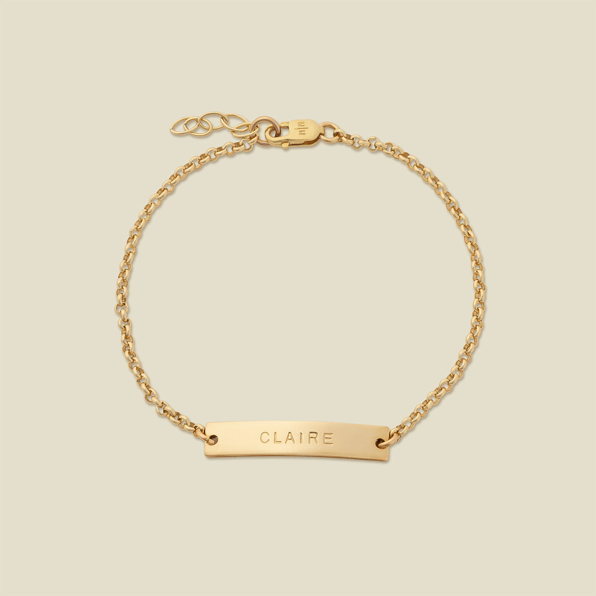 Bar Bracelet Gold Filled / 1" / 6" Bracelet