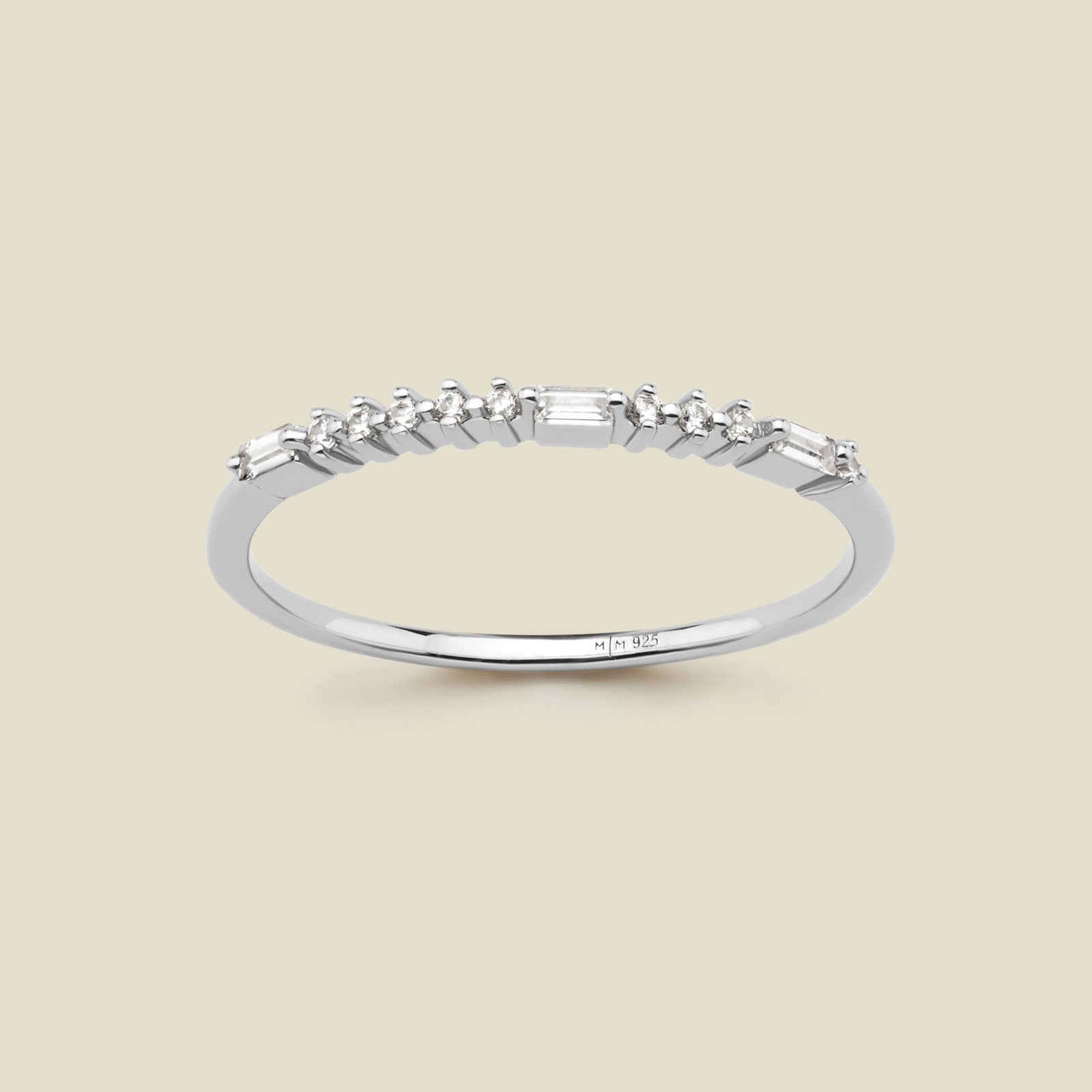 BFF Morse Code Ring Silver / 5 Ring