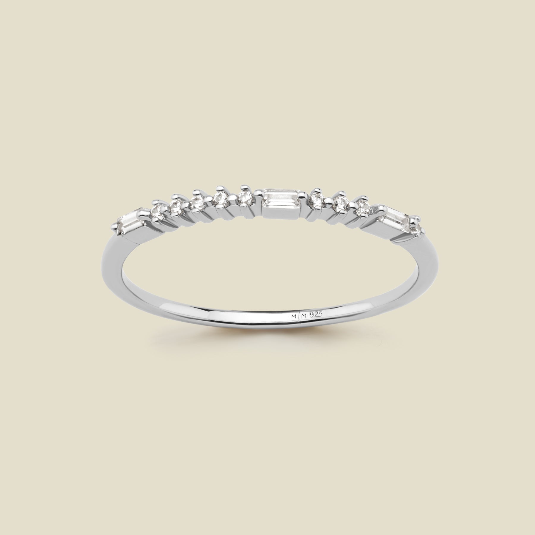 BFF Morse Code Ring Silver / 5 Ring