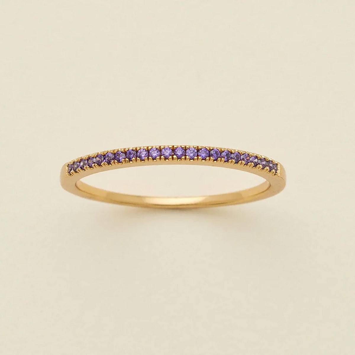 Birthstone Stacking Ring February