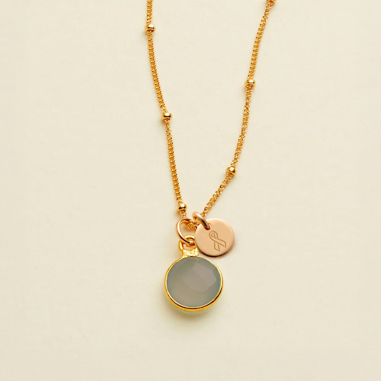 Cancer Awareness Necklace Gold Filled / Brain Necklace