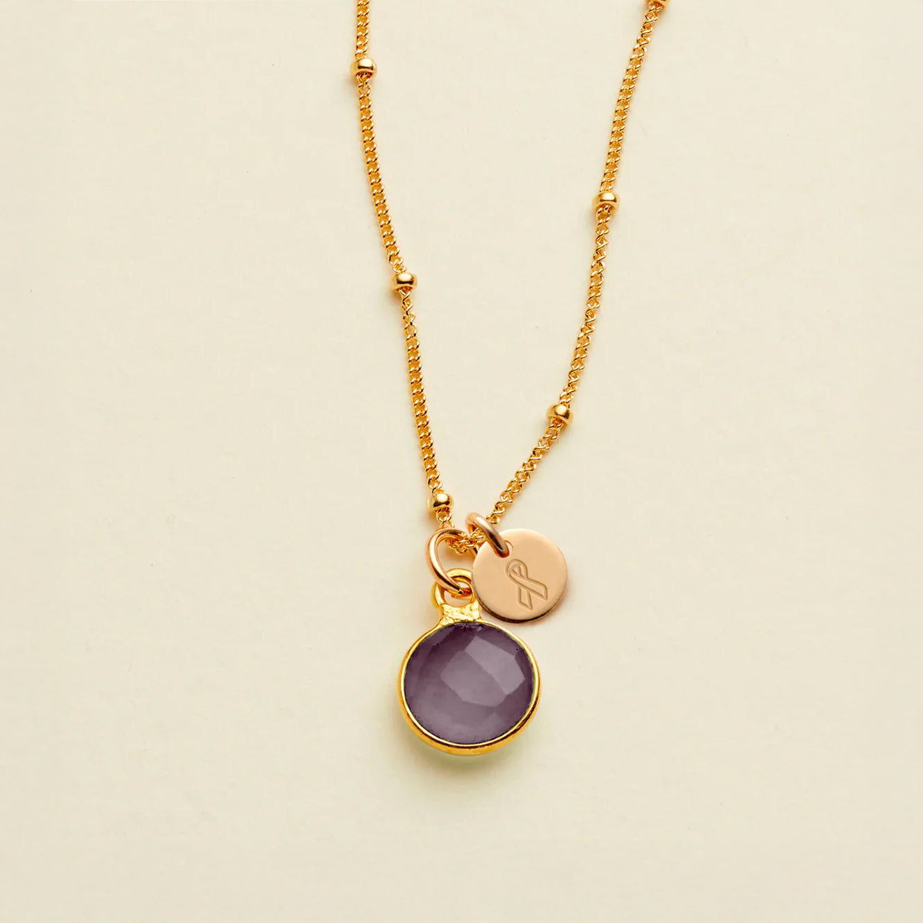 Cancer Awareness Necklace Gold Filled / Pancreatic Necklace