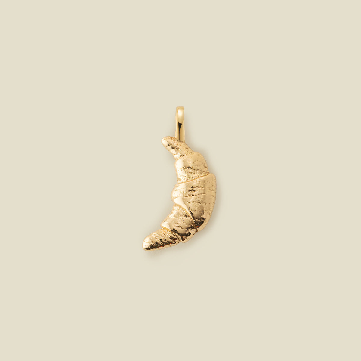 Croissant Charm Gold Vermeil Add Ons