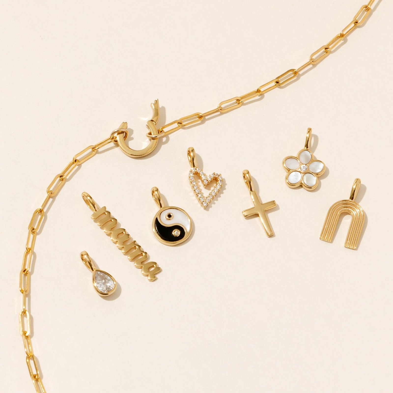 Cross Charm Gold Vermeil Add Ons