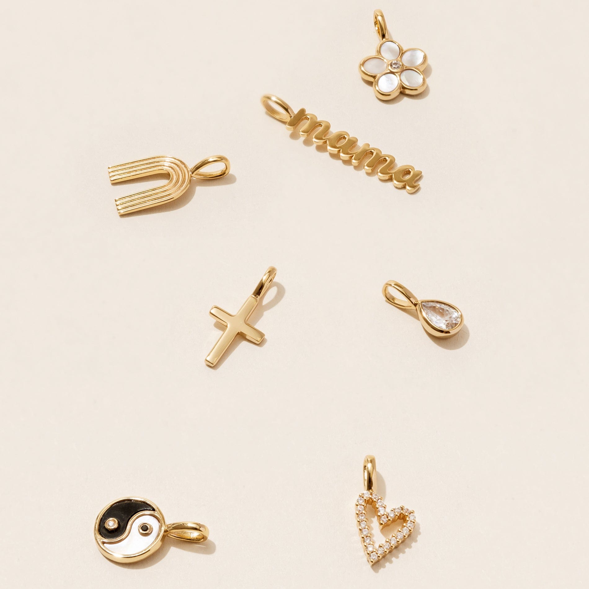 Cross Charm Gold Vermeil Add Ons