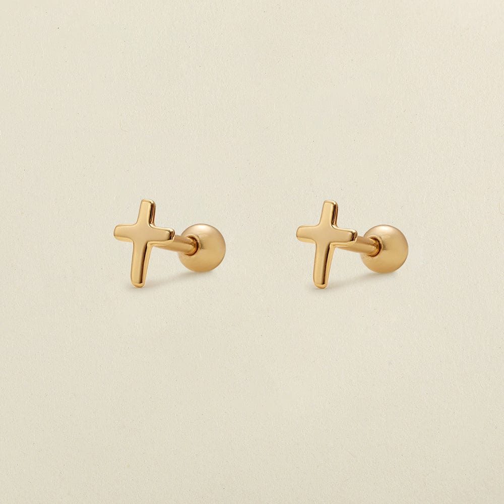 Cross Stud Earrings Earring