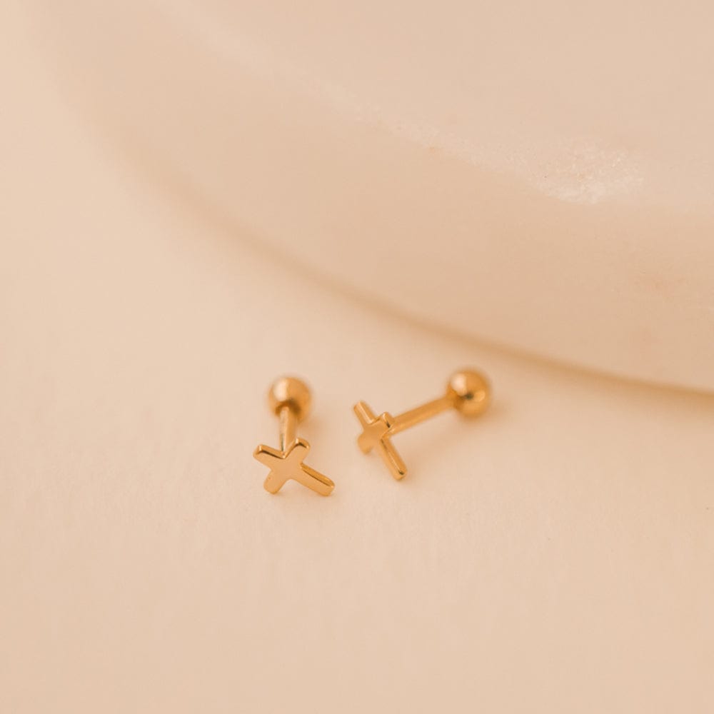 Cross Stud Earrings Earring