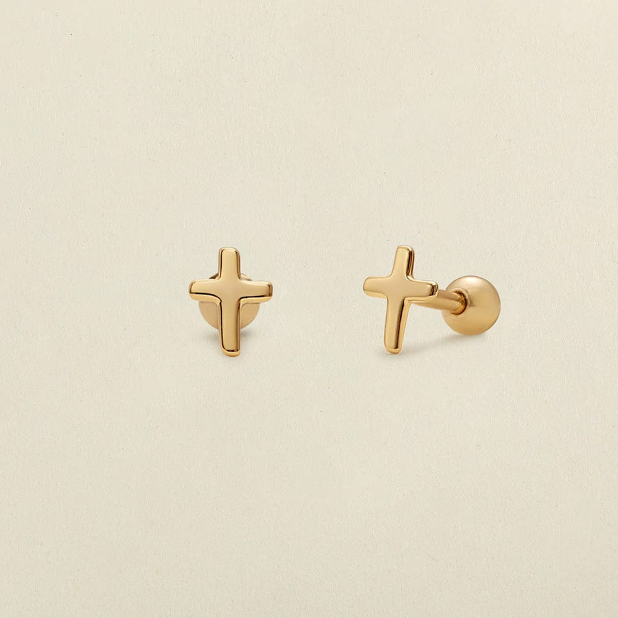 Cross Stud Earrings