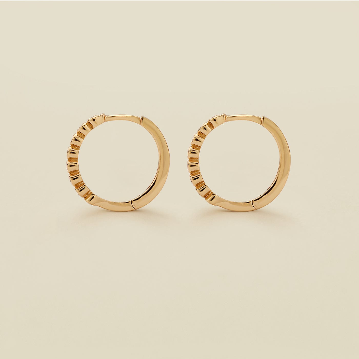 CZ Poppy Hoop Earrings Earring