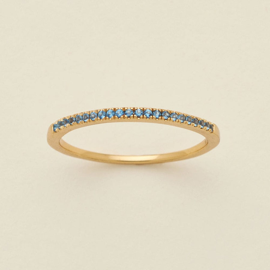 December Birthstone Stacking Ring