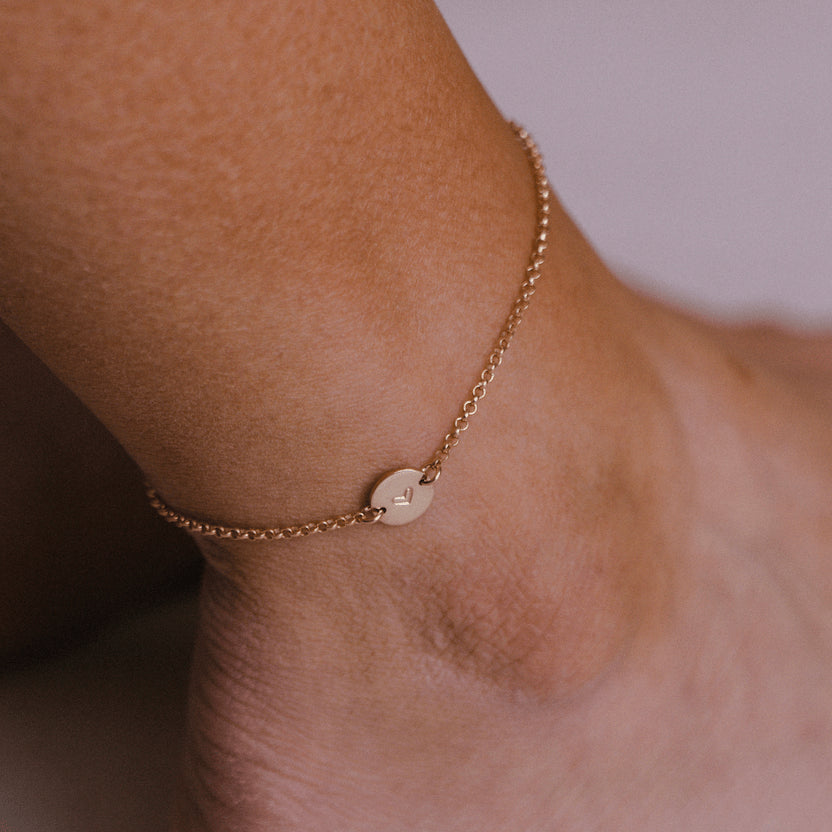 Disc Anklet - 3/8" Anklet