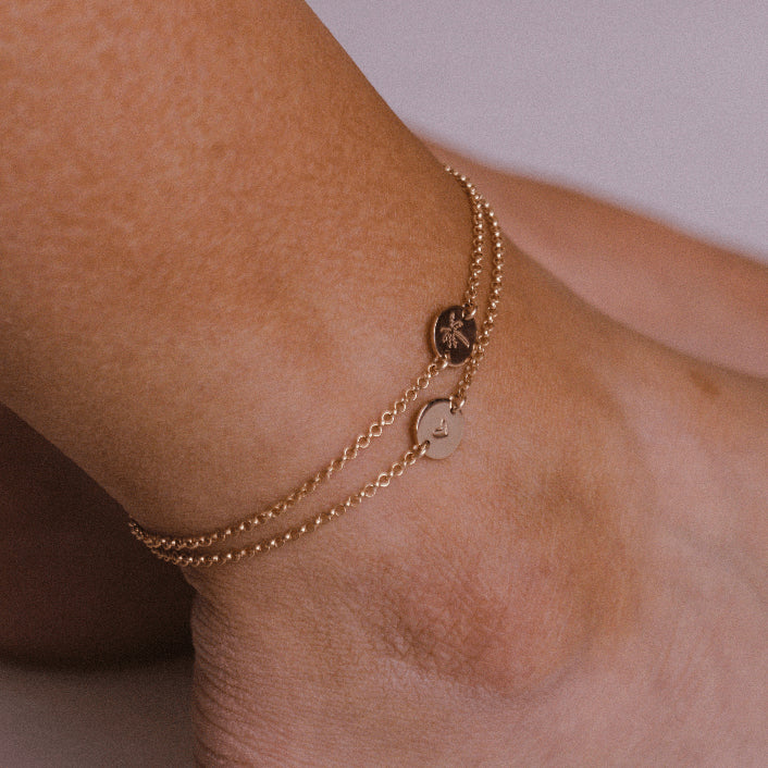 Disc Anklet - 3/8" Anklet