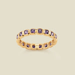 February Birthstone Eternity Ring