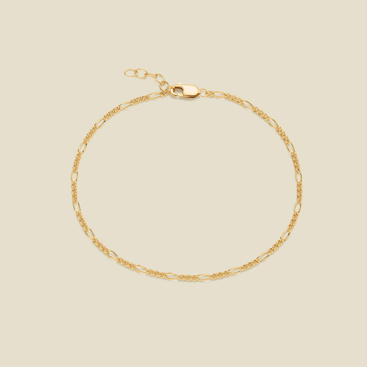 Figaro Chain Bracelet | Final Sale Gold Filled / 6" Bracelet