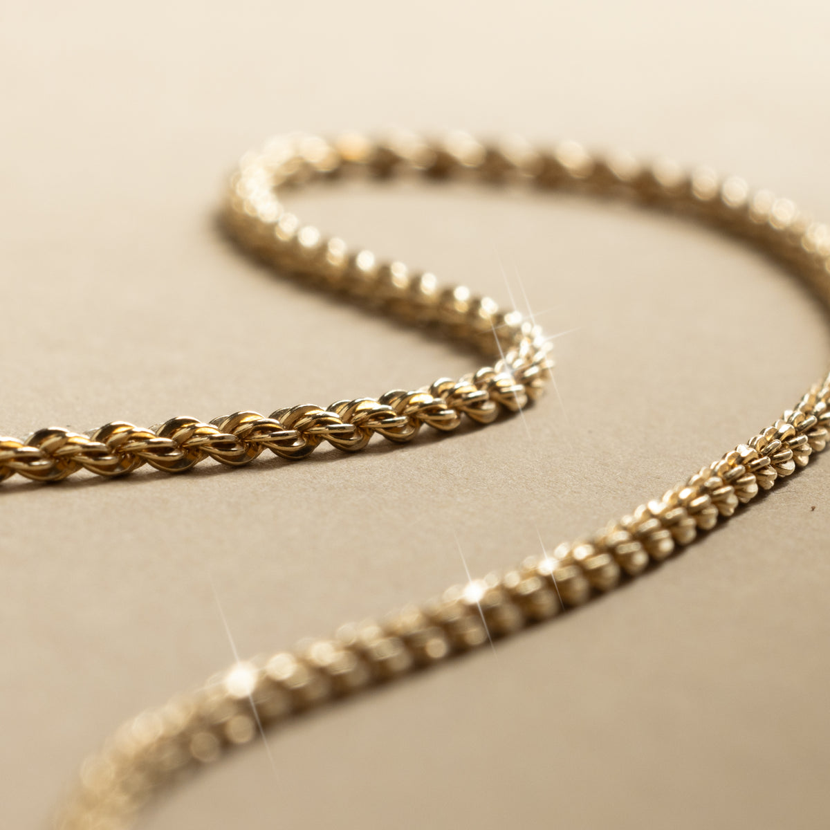 French Rope Chain Necklace