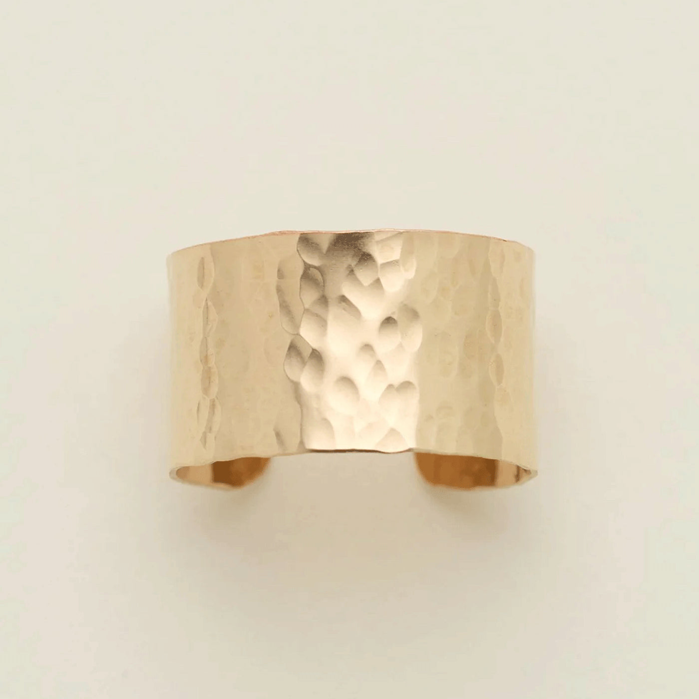 Hammered Cigar Band Ring Gold Filled / 5 Ring