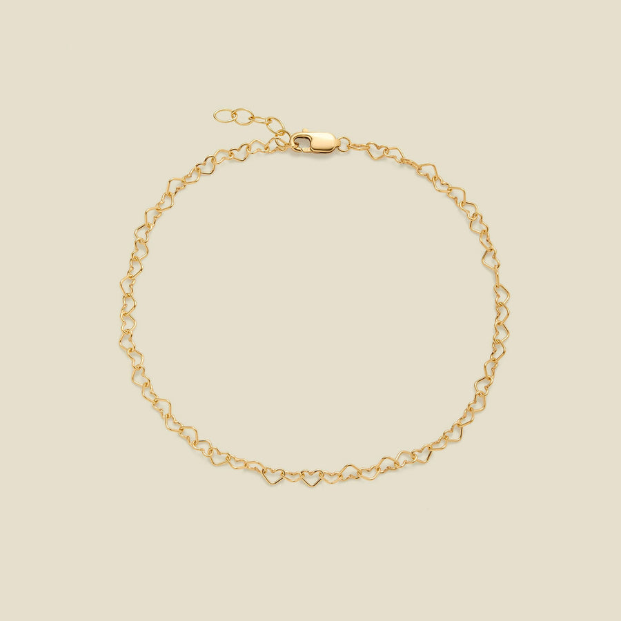 Heart Chain Bracelet