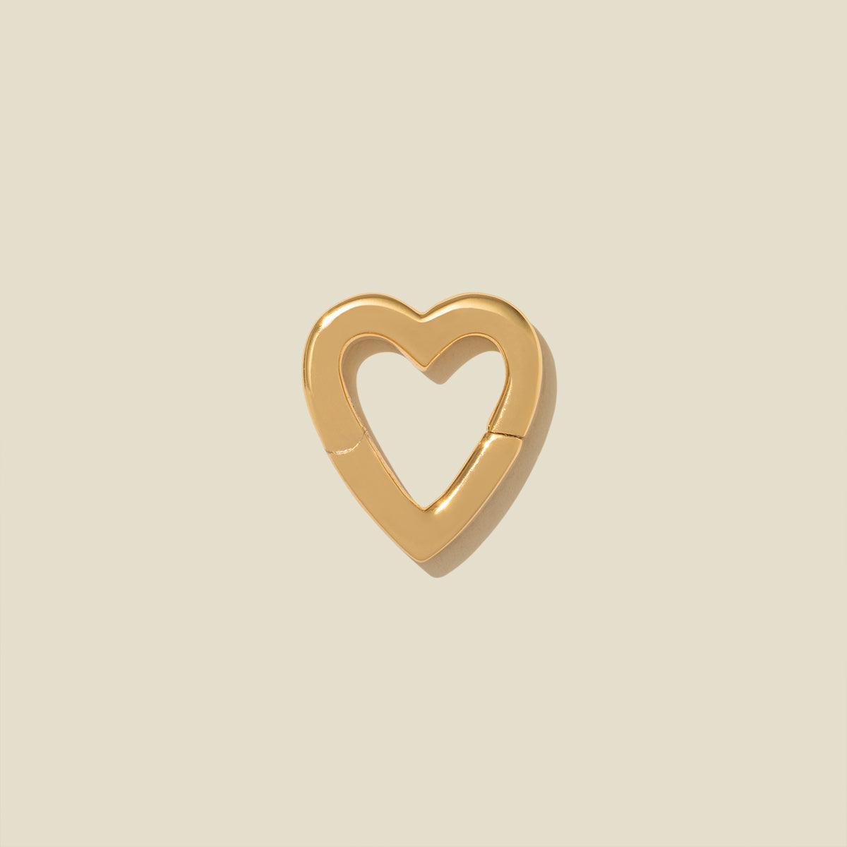 Heart Link Lock Add-On Gold Vermeil Add Ons