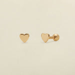 Heart Stud Earrings