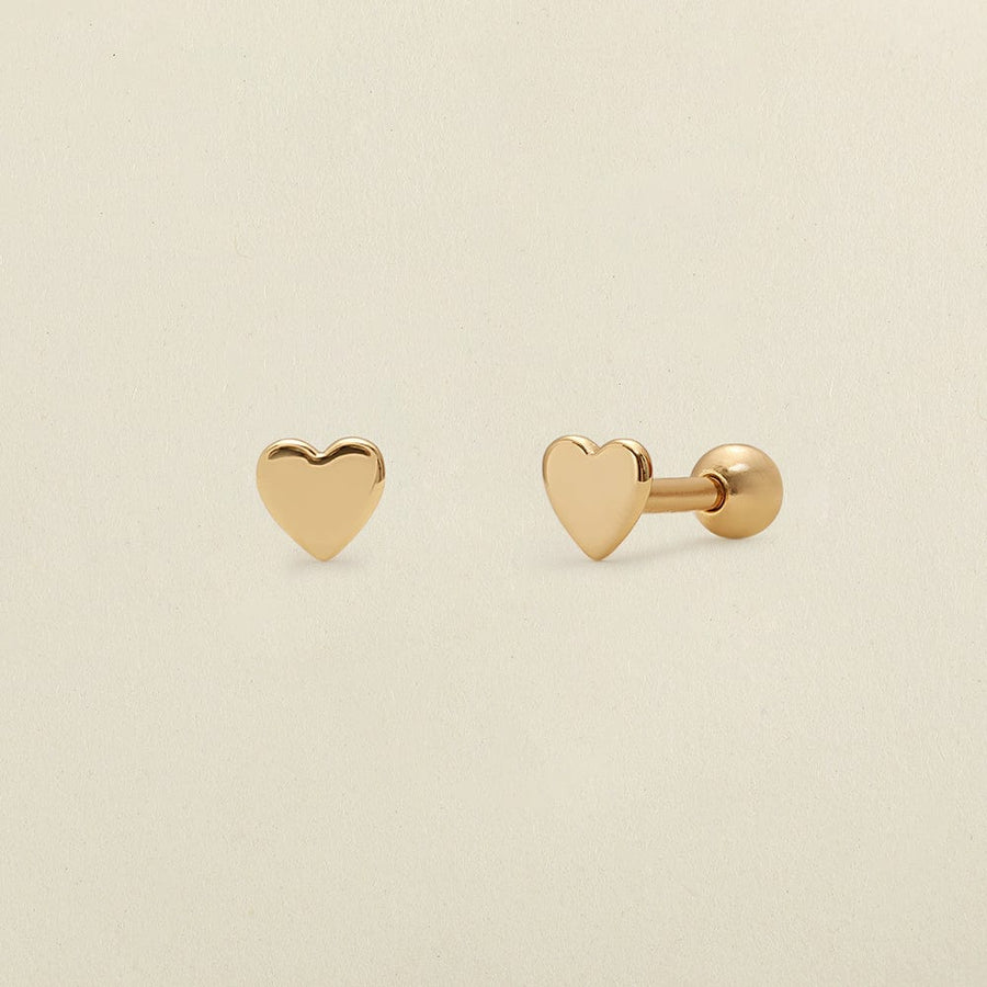 Heart Stud Earrings