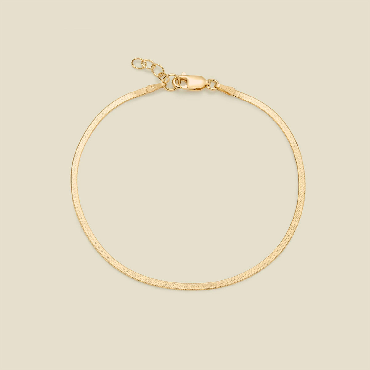 Hera Chain Bracelet - 1.9mm Gold Plated / 1.9mm / 6" Bracelet