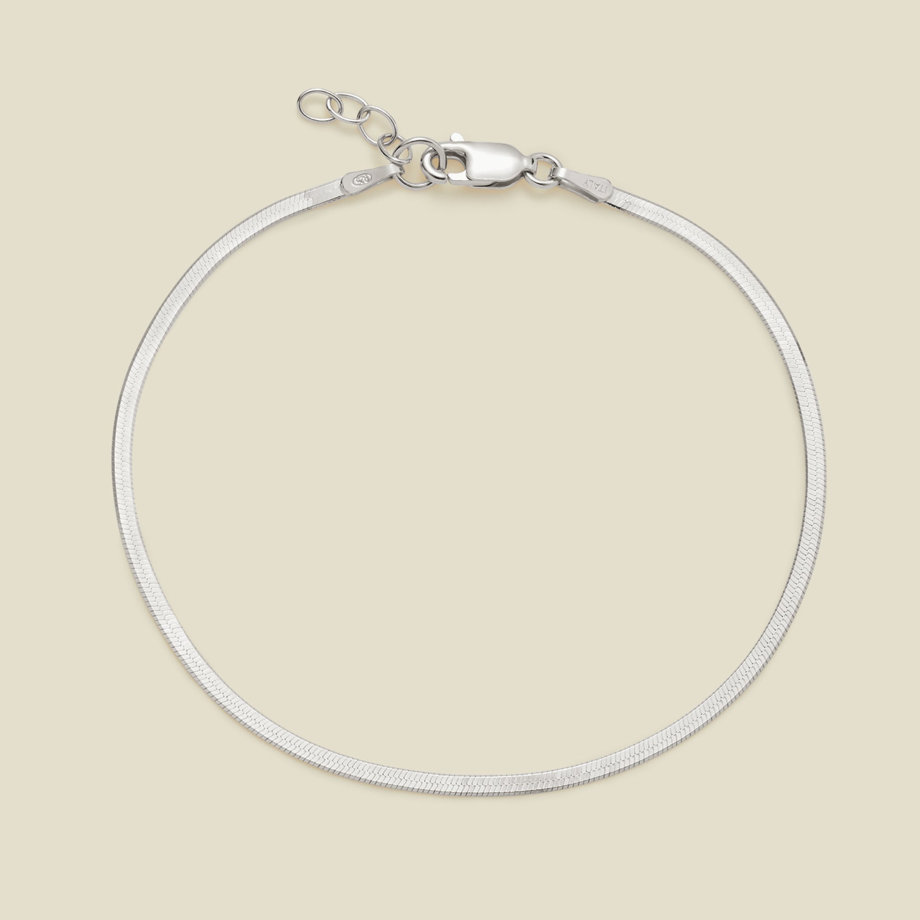 Hera Chain Bracelet - 1.9mm Silver / 1.9mm / 6" Bracelet