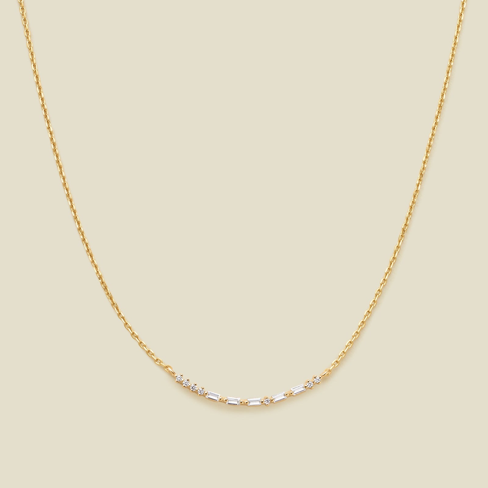 Hope Morse Code Necklace Gold Vermeil Necklace