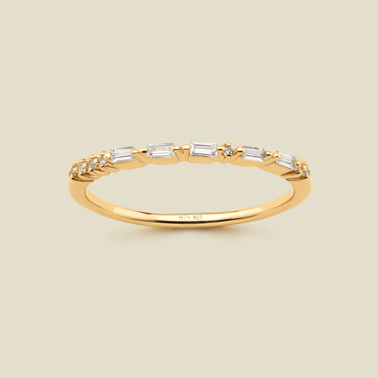 Hope Morse Code Ring Gold Vermeil / 5 Ring