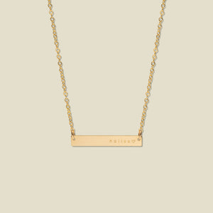 Horizontal Bar Necklace