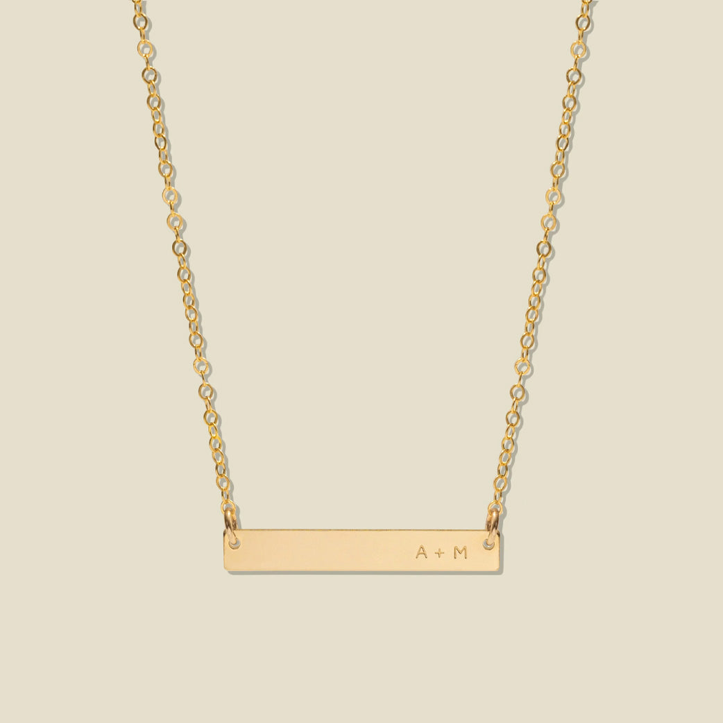 Horizontal Bar Necklace Necklace