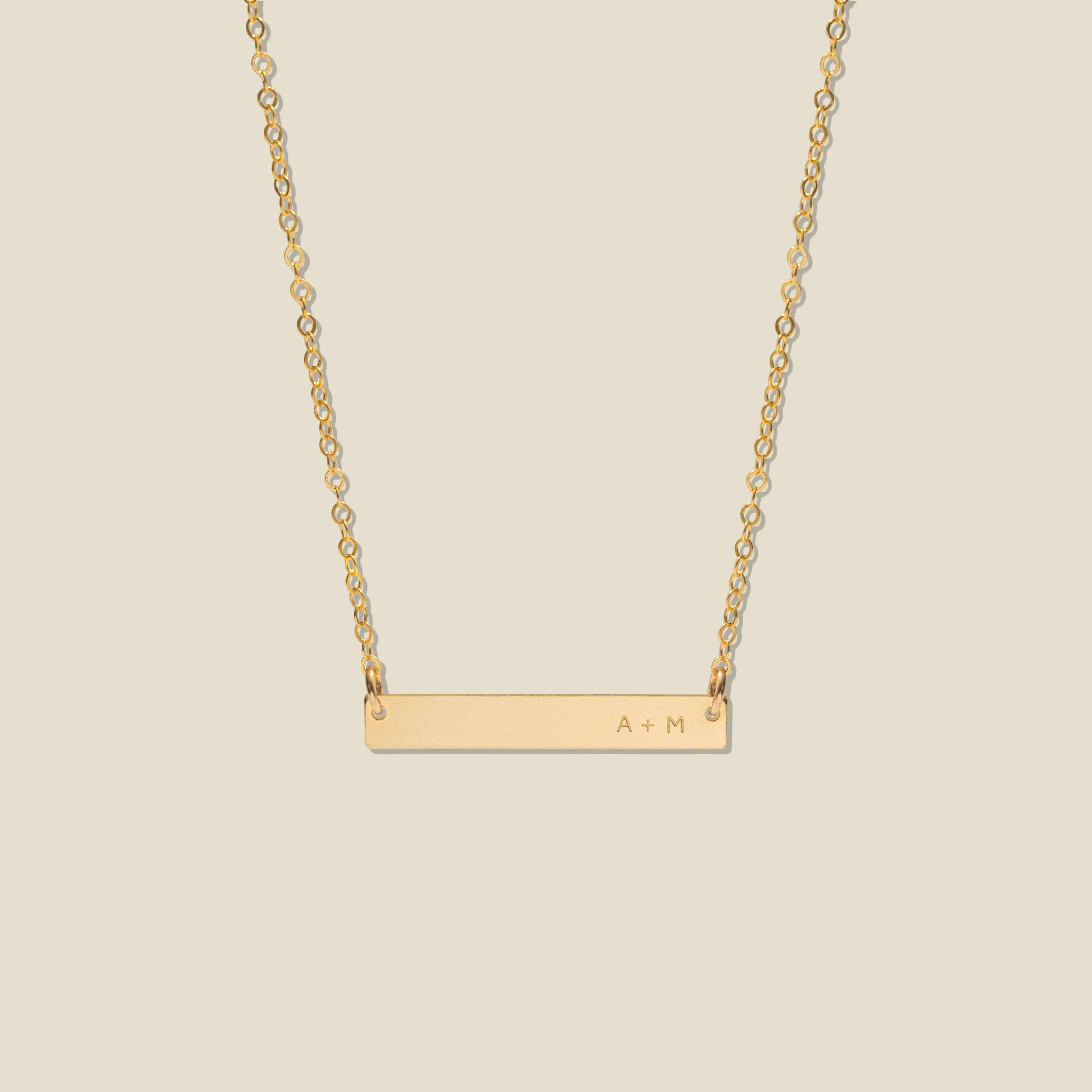 Horizontal Bar Necklace Necklace