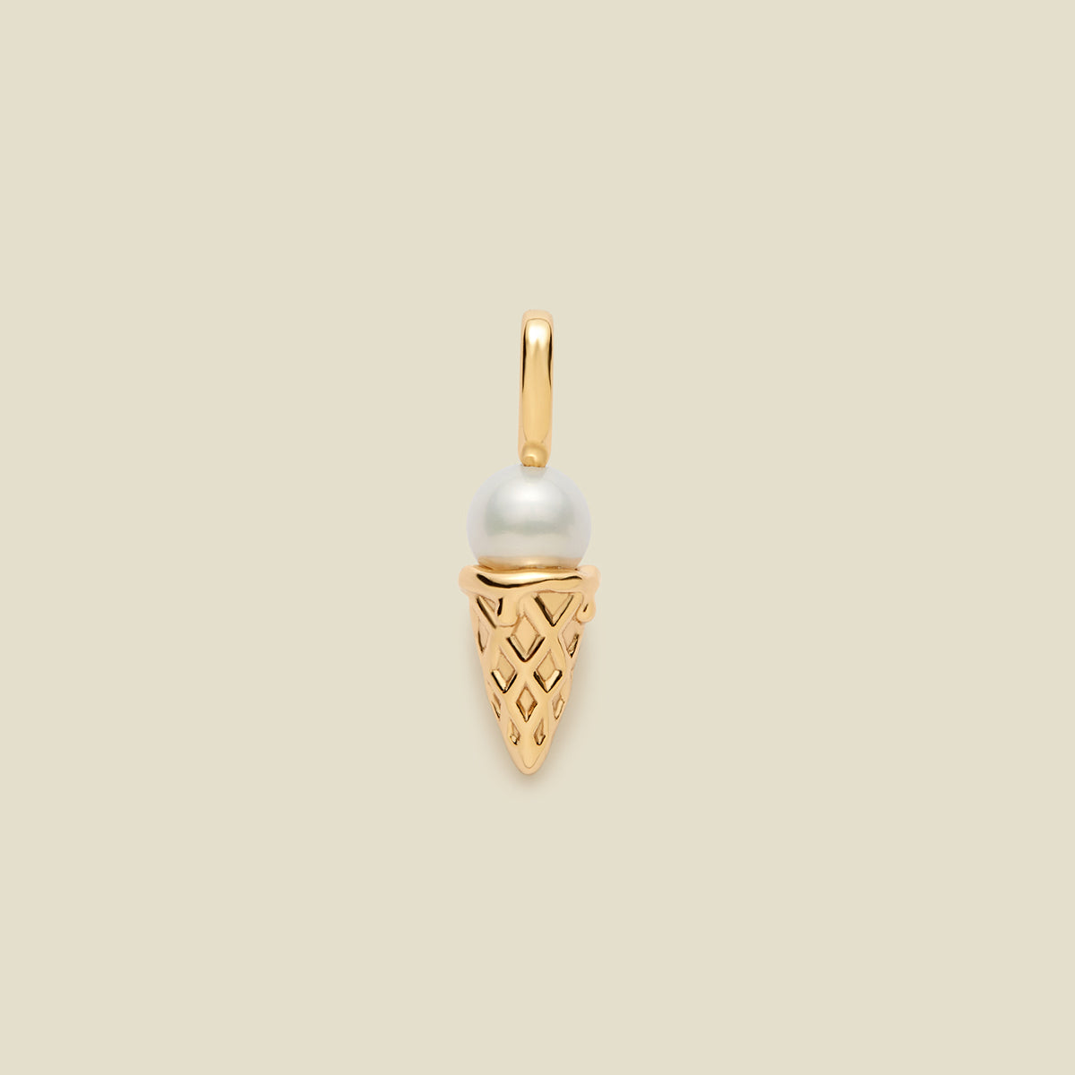 Ice Cream Charm Gold Vermeil Add Ons