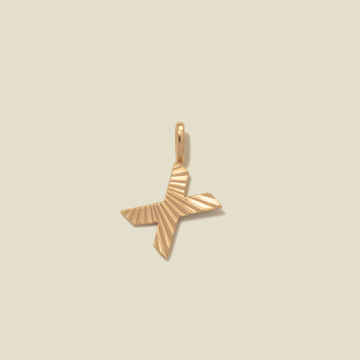 Initial X Charm Gold Vermeil Add Ons