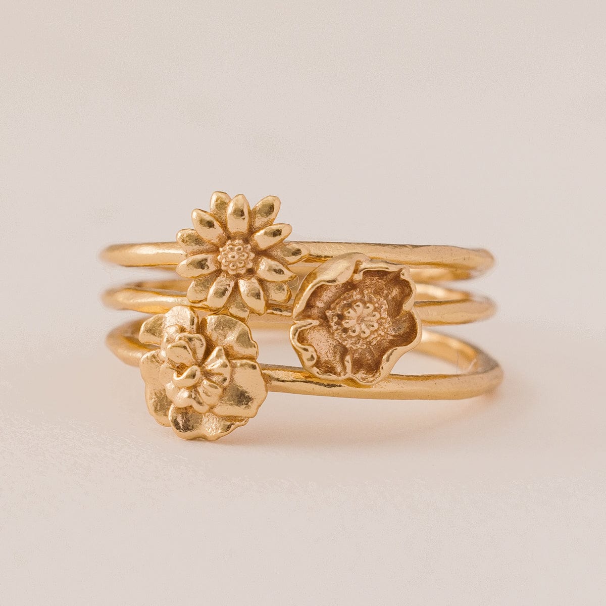 January Birth Flower Ring Ring