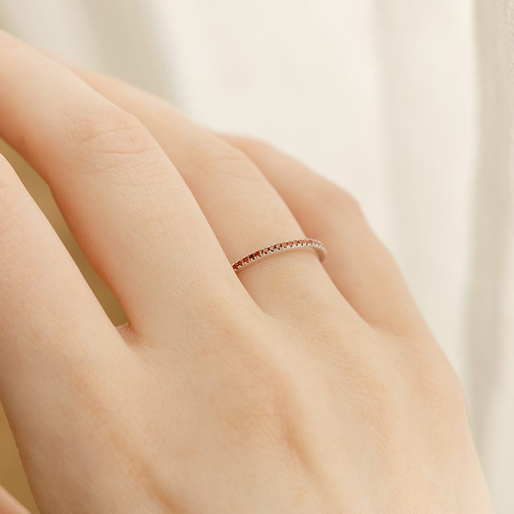 January Birthstone Stacking Ring Ring