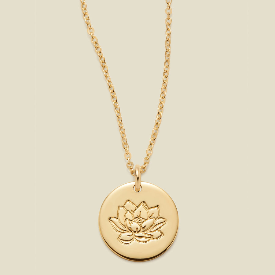 July Birth Flower Necklace