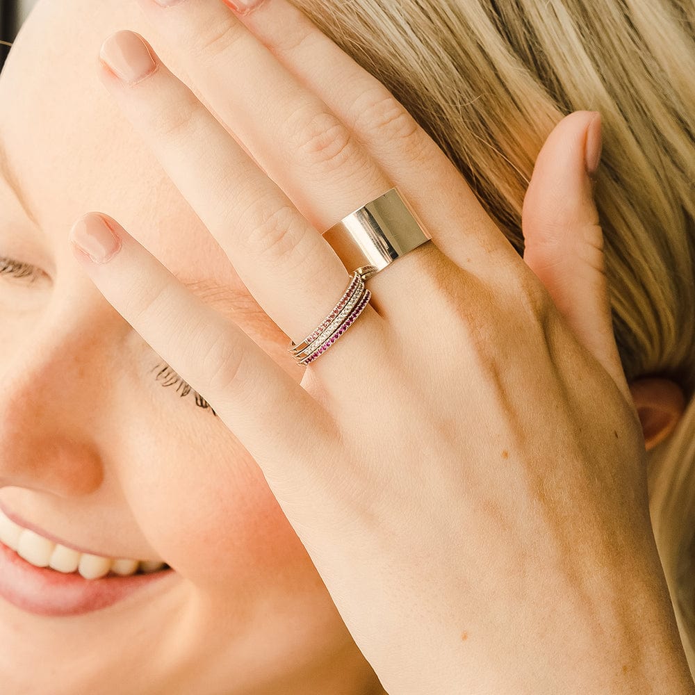 July Birthstone Stacking Ring Ring