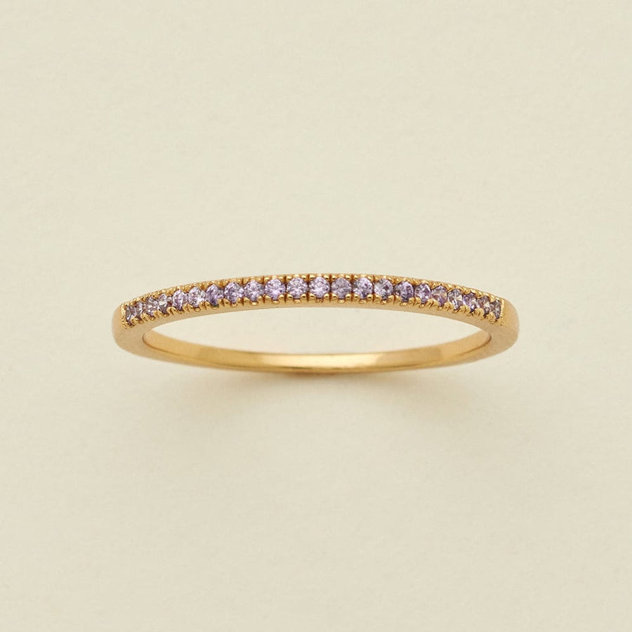 June Birthstone Stacking Ring