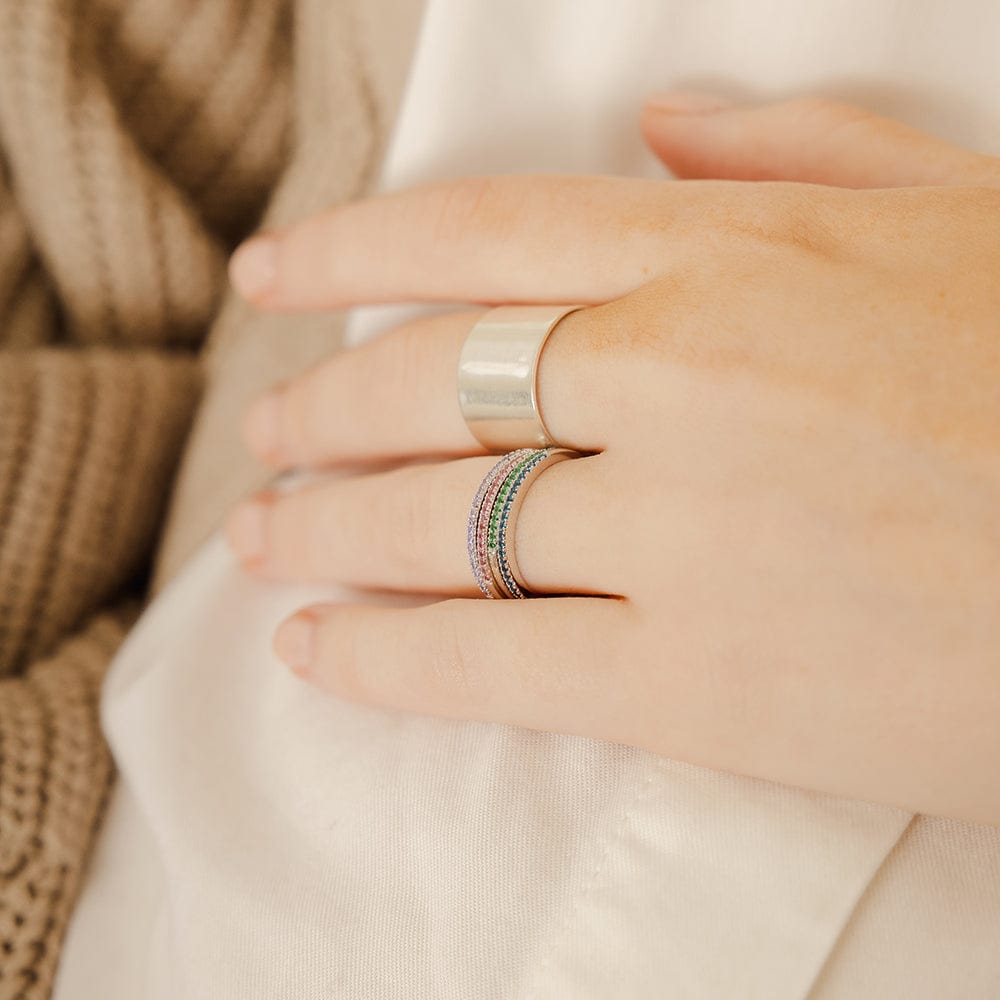 June Birthstone Stacking Ring Ring