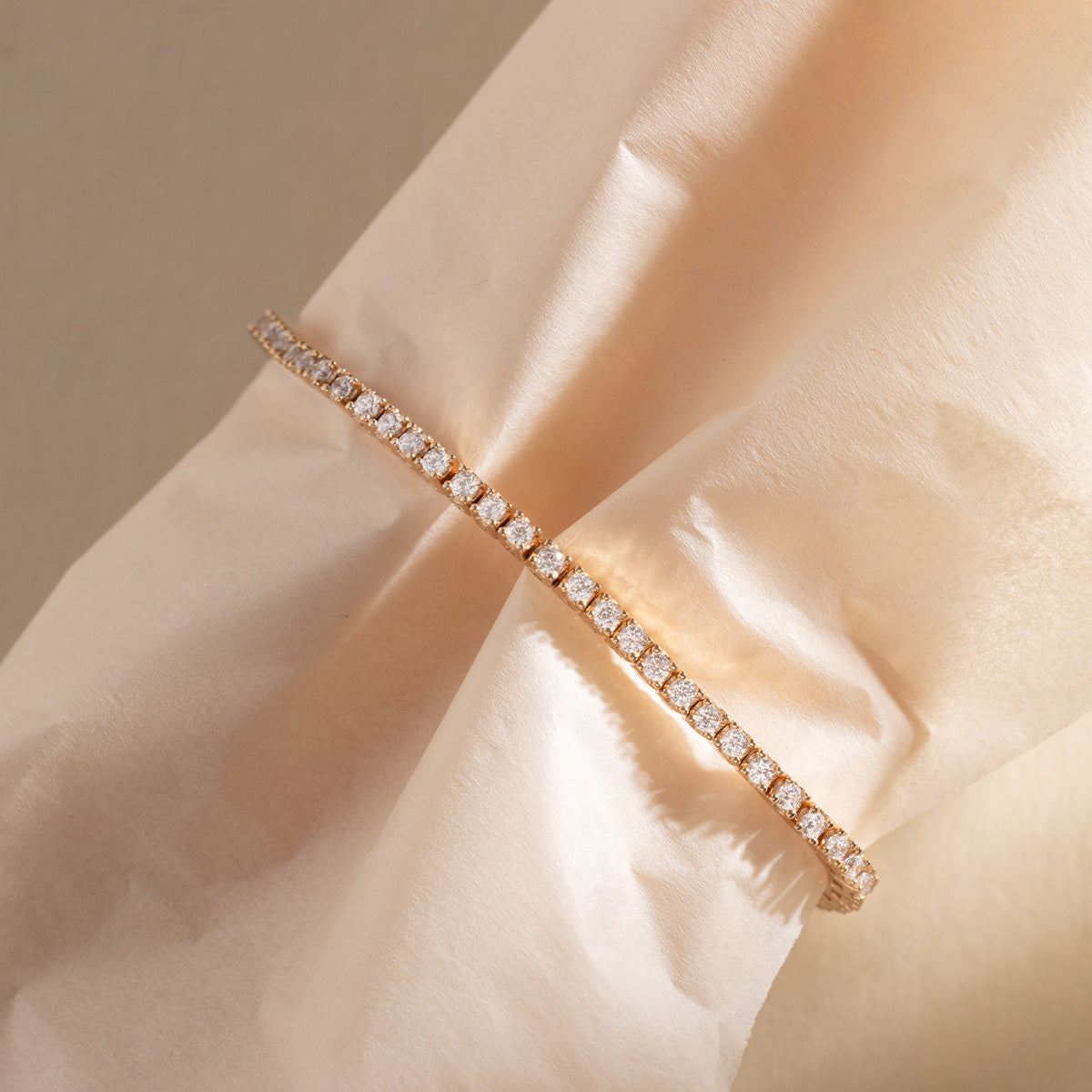 CZ Prong-Set Tennis Bracelet