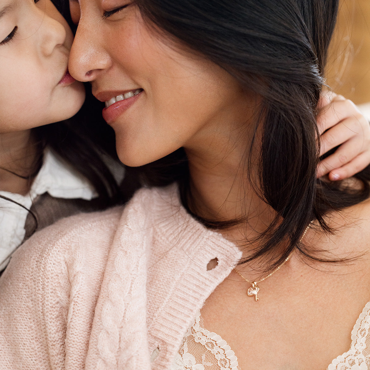 CZ Heart Padlock Charm