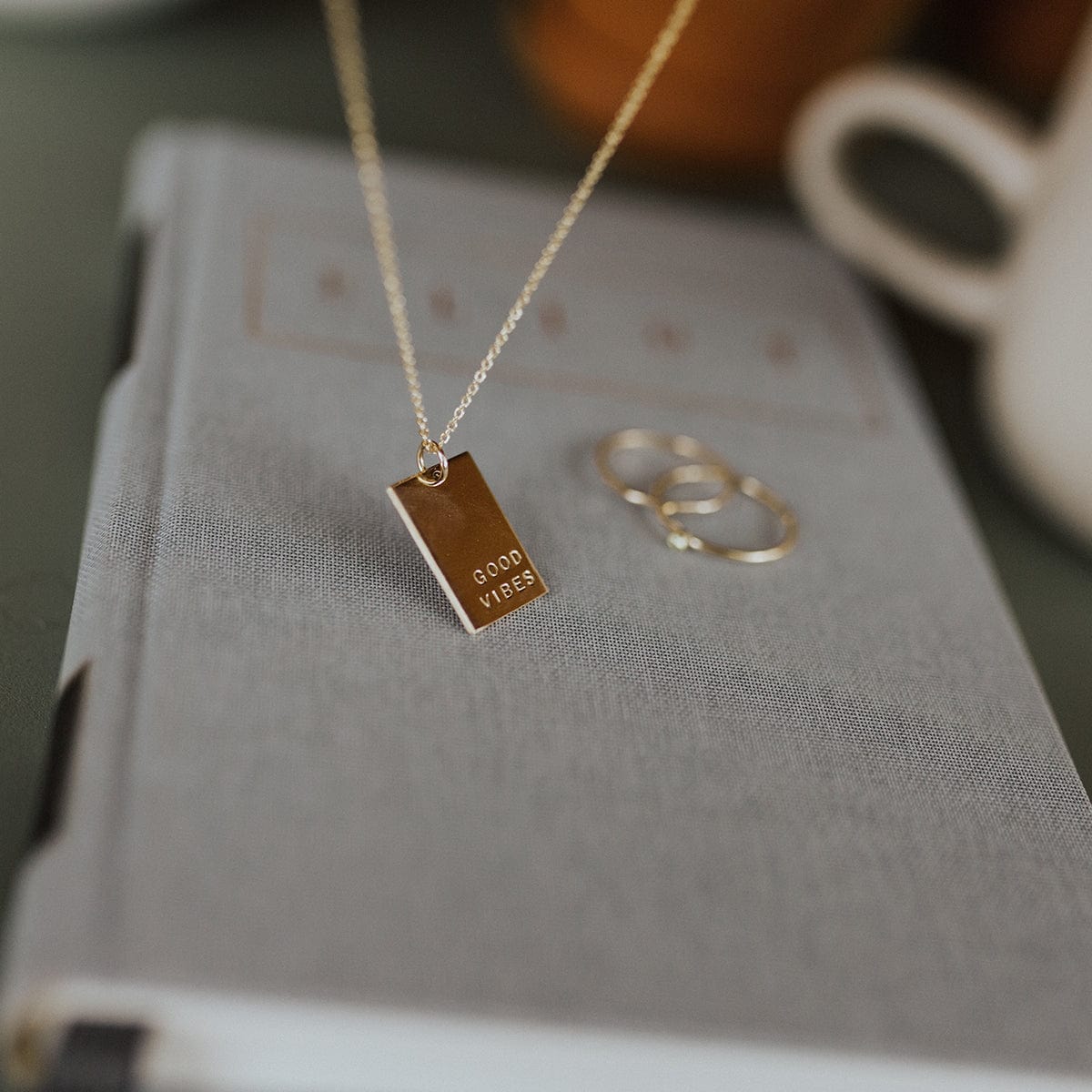 Lennon Rectangle Necklace Necklace