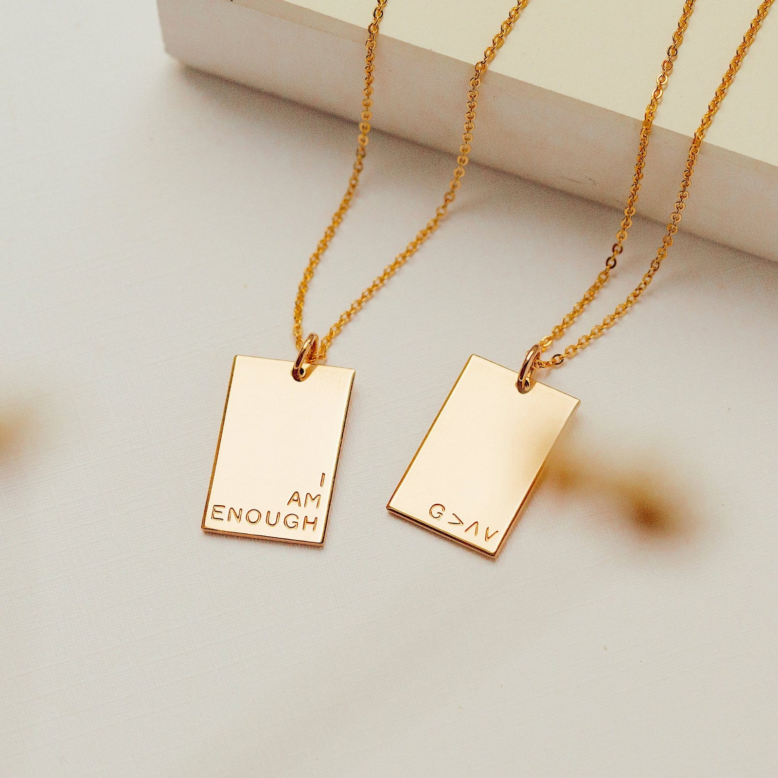 Lennon Rectangle Necklace Necklace