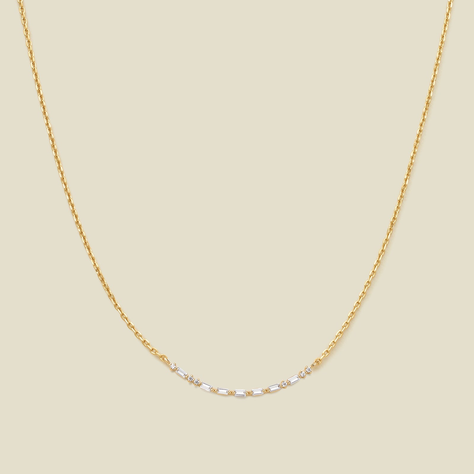 LOML Morse Code Necklace Gold Vermeil Necklace