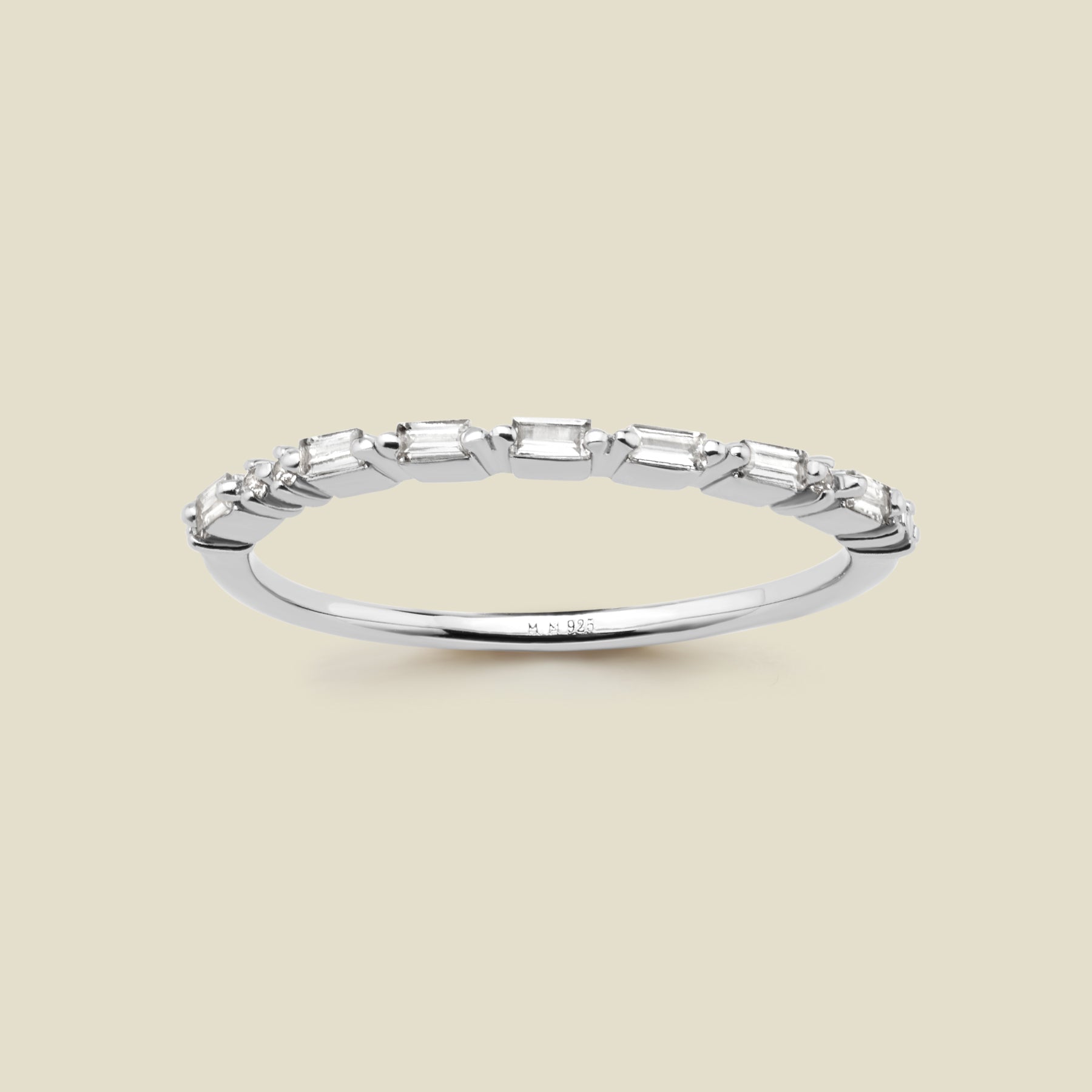 LOML Morse Code Ring Silver / 5 Ring