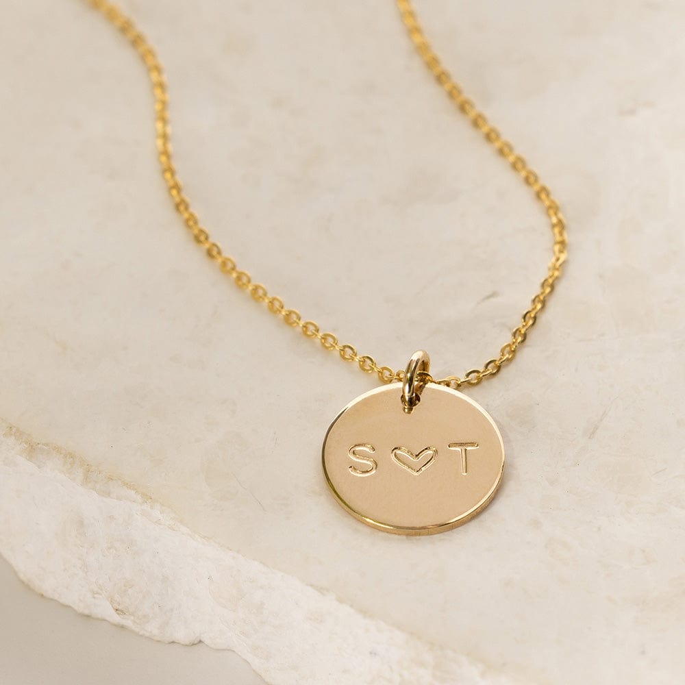 Love Disc Necklace Necklace