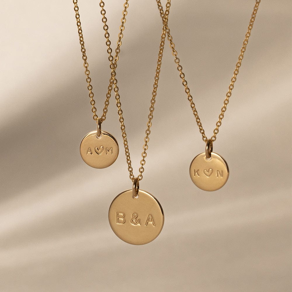 Love Disc Necklace Necklace