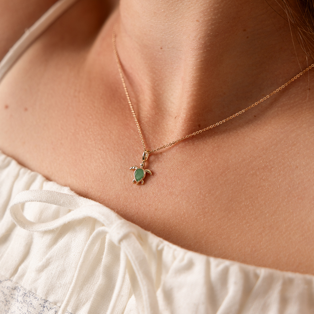Turtle Charm Necklace