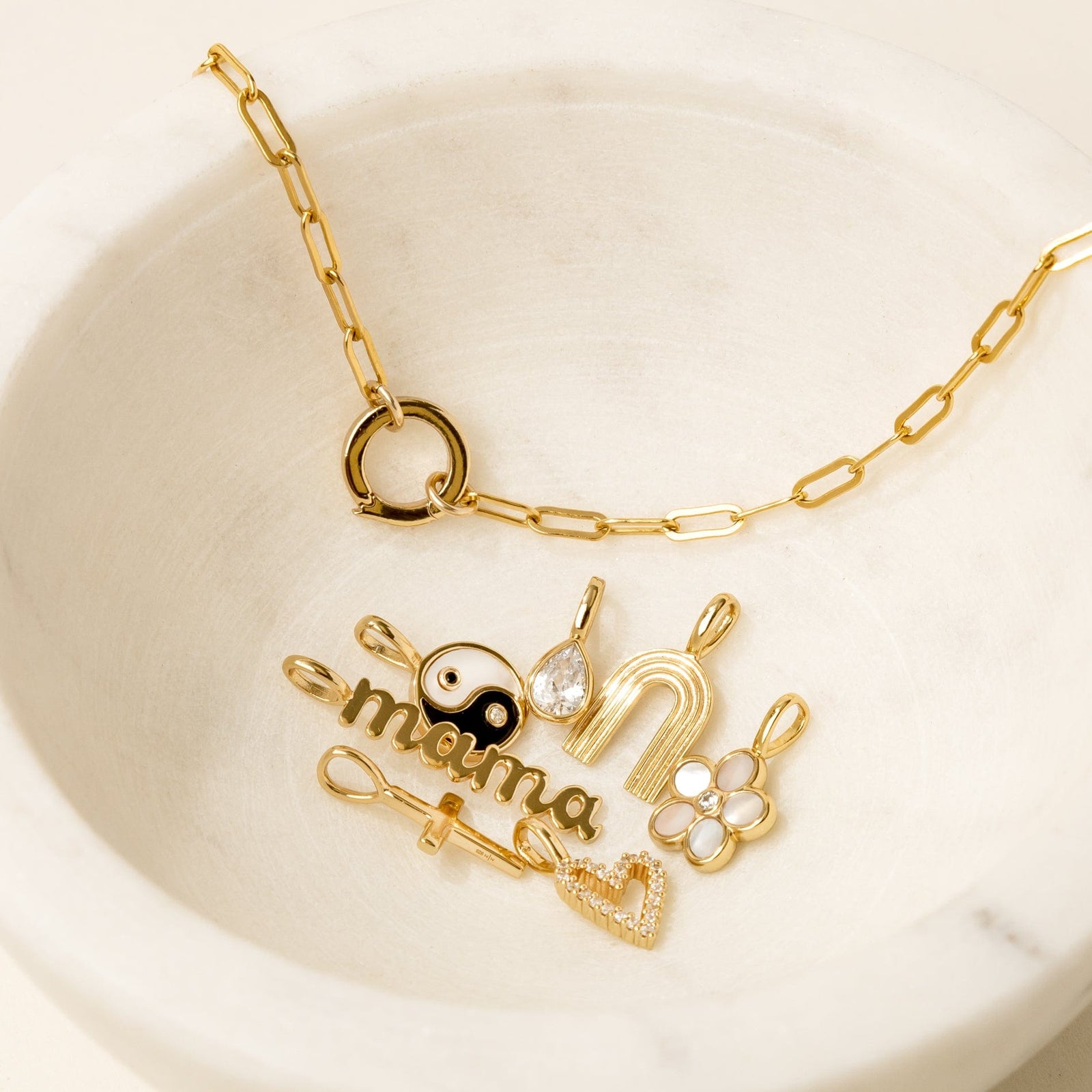 Mama Charm Gold Vermeil Add Ons